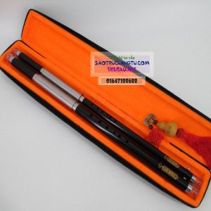 Sáo mèo Kép gỗ Mun