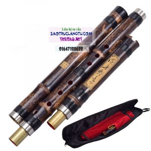 Tiêu bát khổng trúc tím 3 khúc sơn lòng