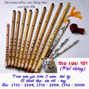 Sáo trúc nứa loại tốt phổ thông